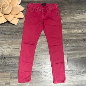 Silver Jeans Women's Skinny Jeans in Bold Red